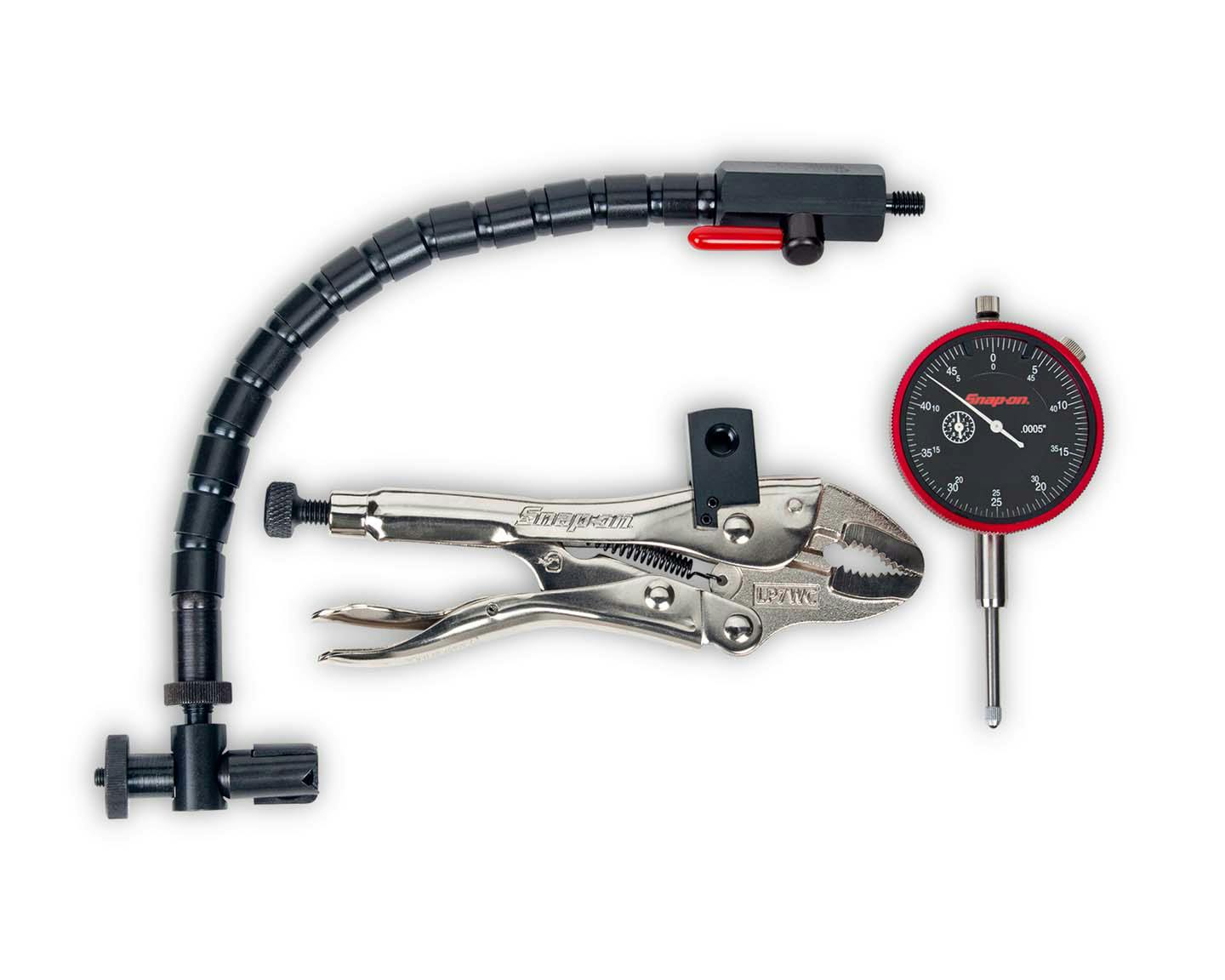 Snap-on ブレーキキャリパー 時計 Dial Indicator Set with Locking Pliers | GA3634A | Snap-on Store